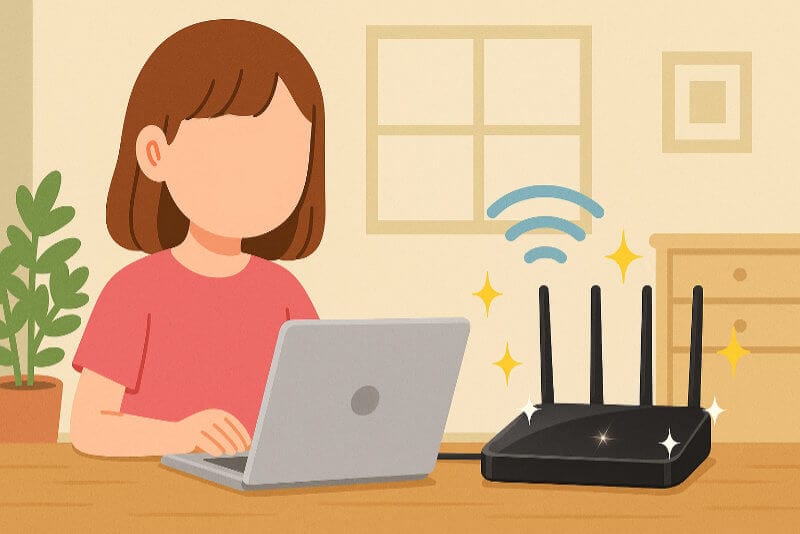最新のWi-Fiルーターを用意する